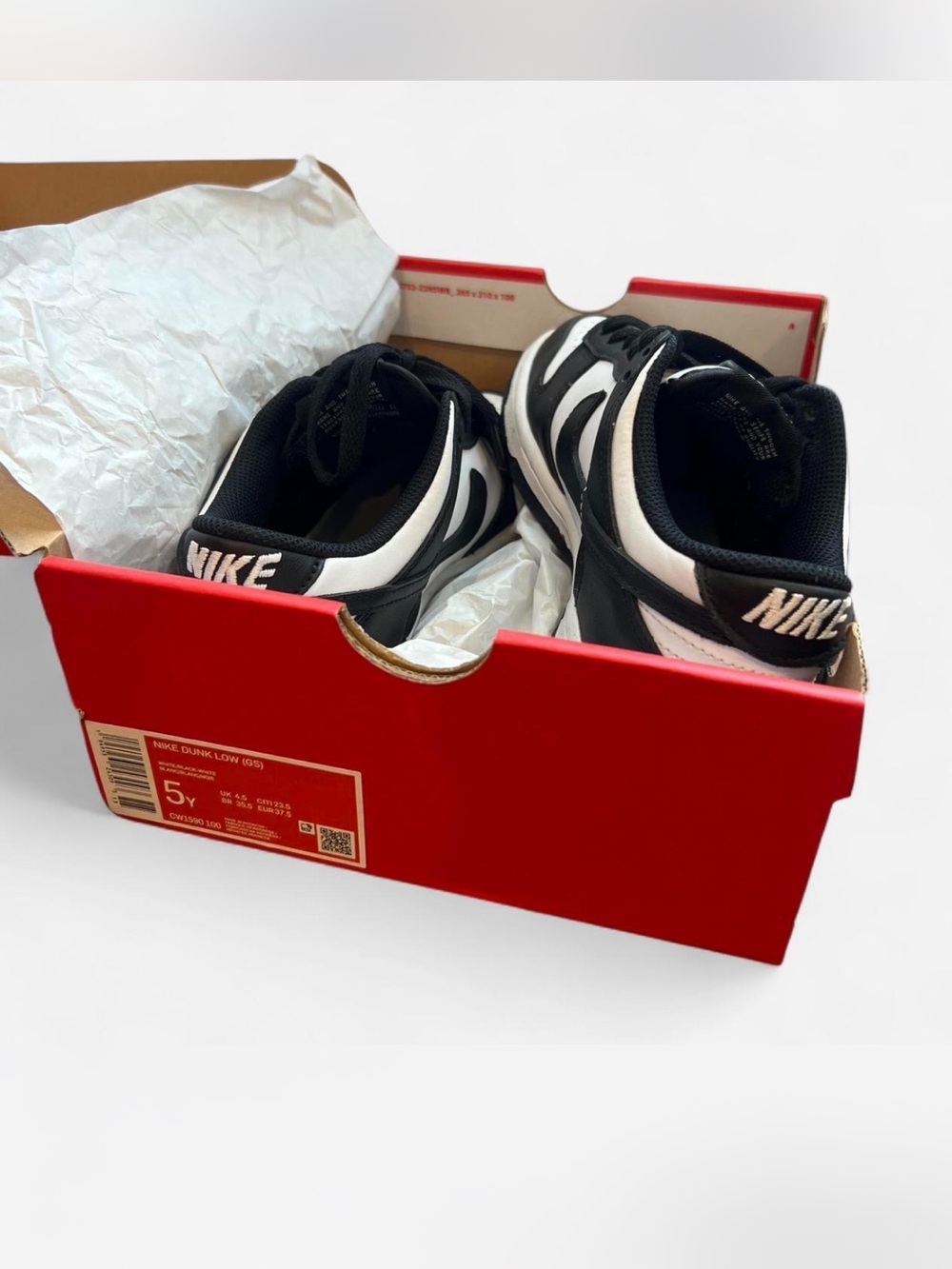 Nike Women’s Black and White Low-Top Sneakers